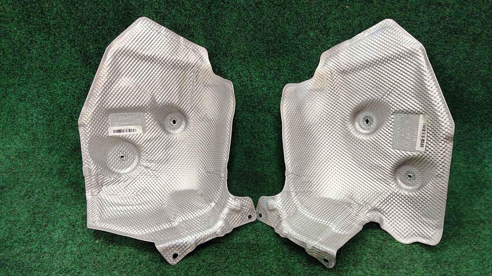 2018-2025 BMW X5 Tear Fuel Tank Eat Shield Set of 2 OEM 51487424937 51487424938