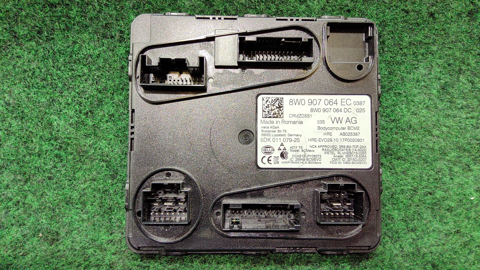 2018-2020 Audi A5 Central Control Unit Convenience Oem 8w0907064dh 8w0907064ec