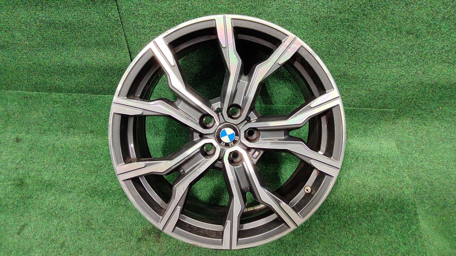 2016-2022 Bmw X1 Disk Wheel Light Alloy Orbitgrey 19x8 5 Y Spoke Oem 36108092163