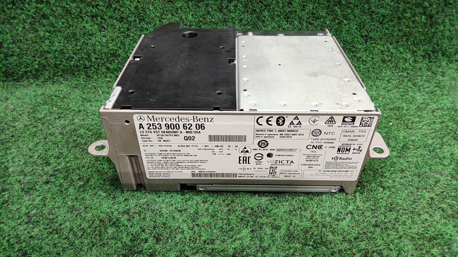 2016-2022 Mercedes Benz Glc 300 Head Control Unit Oem A2539006206