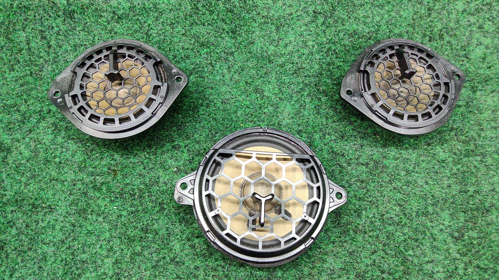 2017-2025 Audi Q7 Front Center Speakers Bang Olufsen Set 3 Pcs Oem 4m8035416