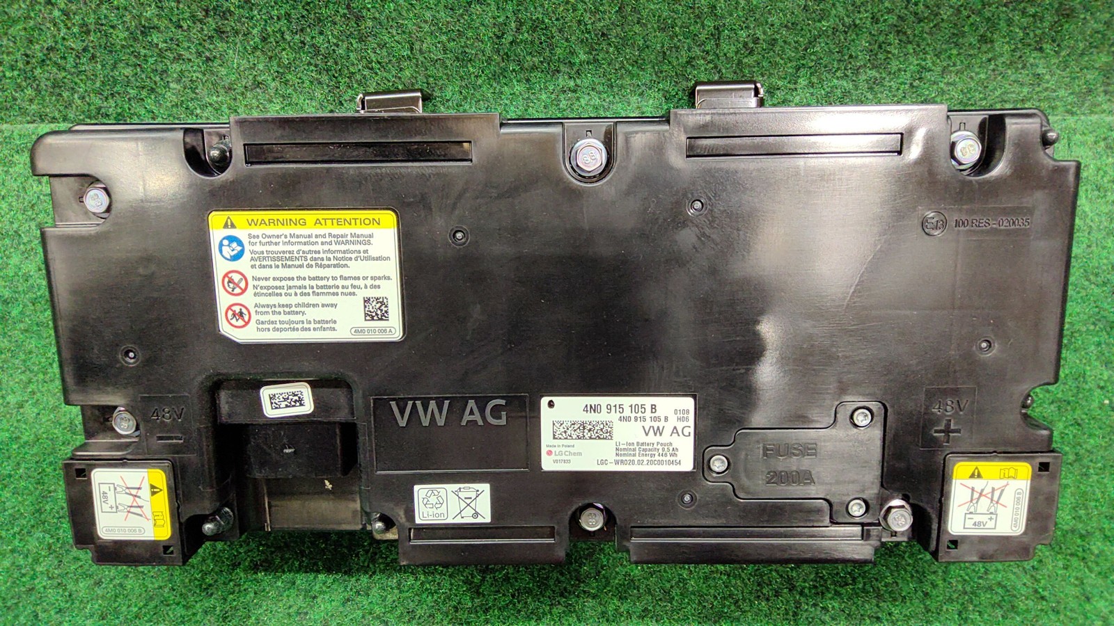 2020-2025 AUDI Q7 3.0L Hybrid Drive Motor Battery Pack Unit OEM 4N0915105B