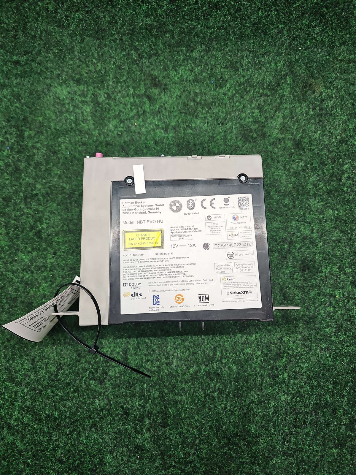 2017-2019 BMW 740i Radio Audio Receiver Control OEM 65129394578