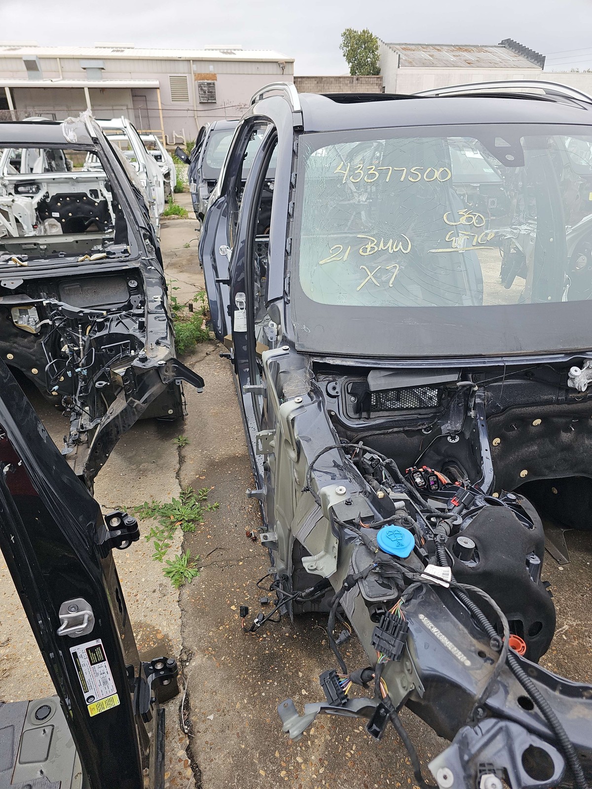 2017-2022 Bmw X7 A Pillar Body Frame Right Grey Metalli/c27 Oem 41007955086