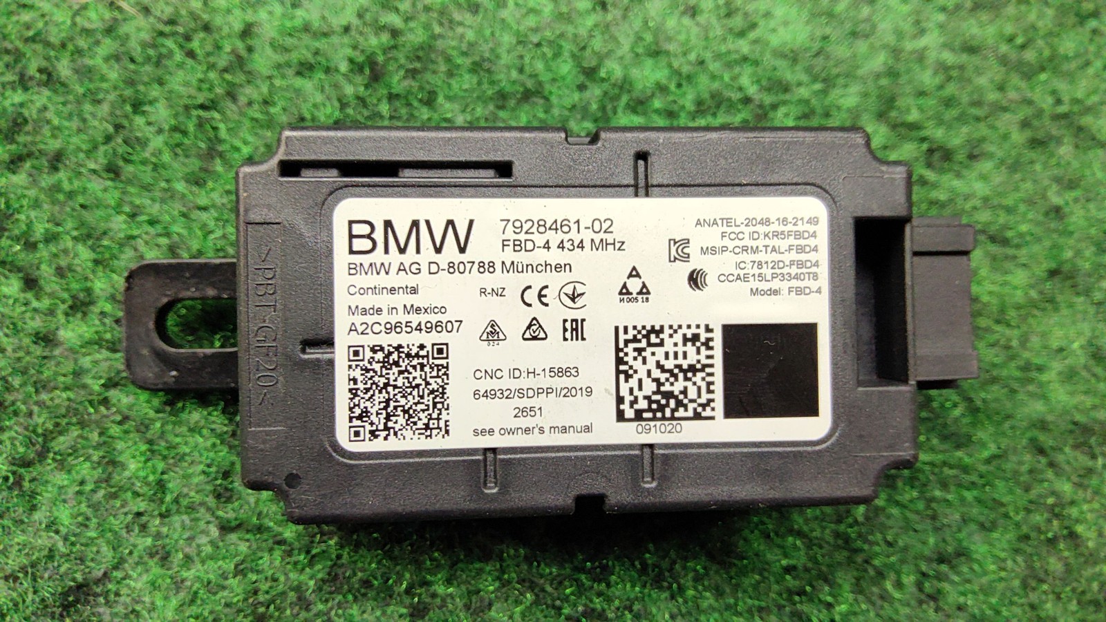 2017-2022 Bmw 530i Radio Remote Control Receirver Oem 66326891728