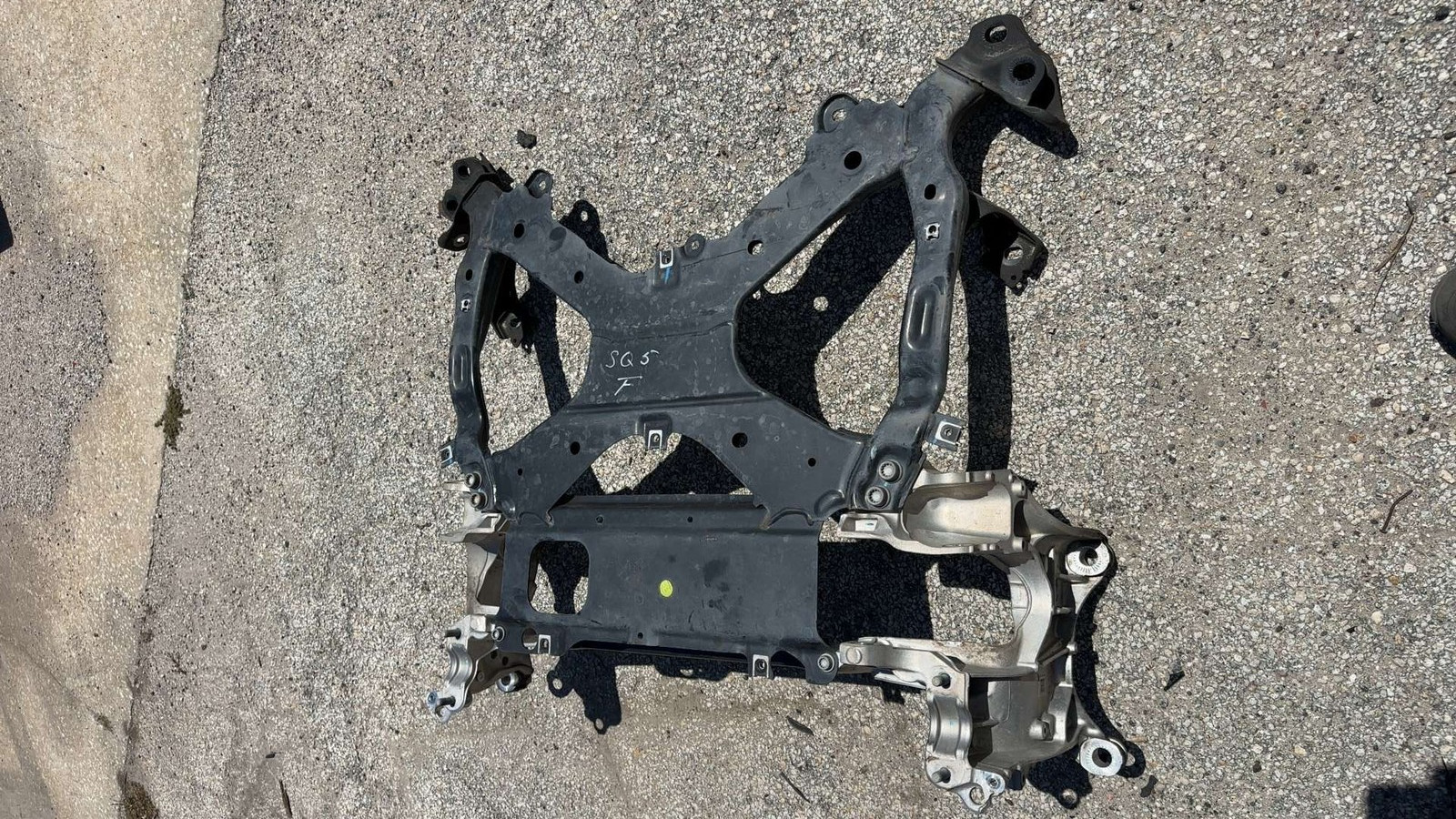 2018-2020 Audi SQ5 Front Crossmember Assembly Carrier Oem 80b399347l