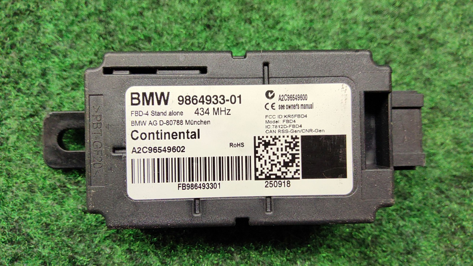 2017-2022 Bmw 530i Radio Remote Control Receirver Oem 66326891728