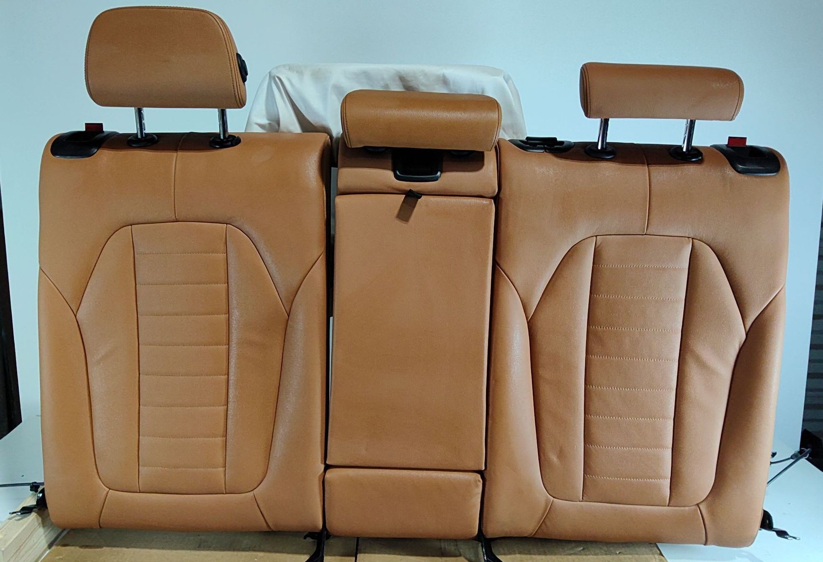 2018-2024 BMW X3 Rear Upper & Lower Cushion Leather Vernasca Cognac OEM