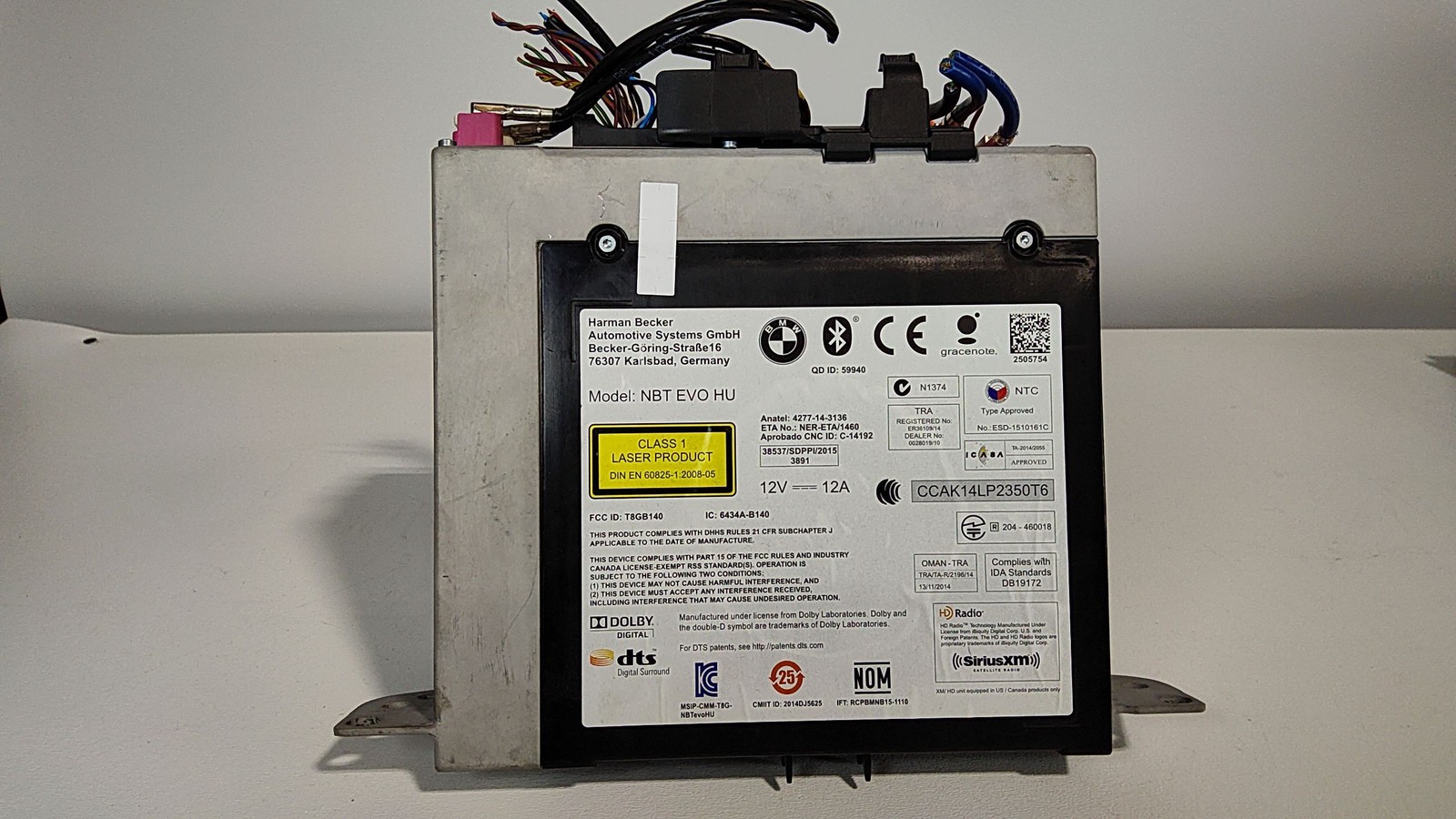 2017-2021 BMW 530i Radio Audio Receiver Control Module Unit OEM 65129394578