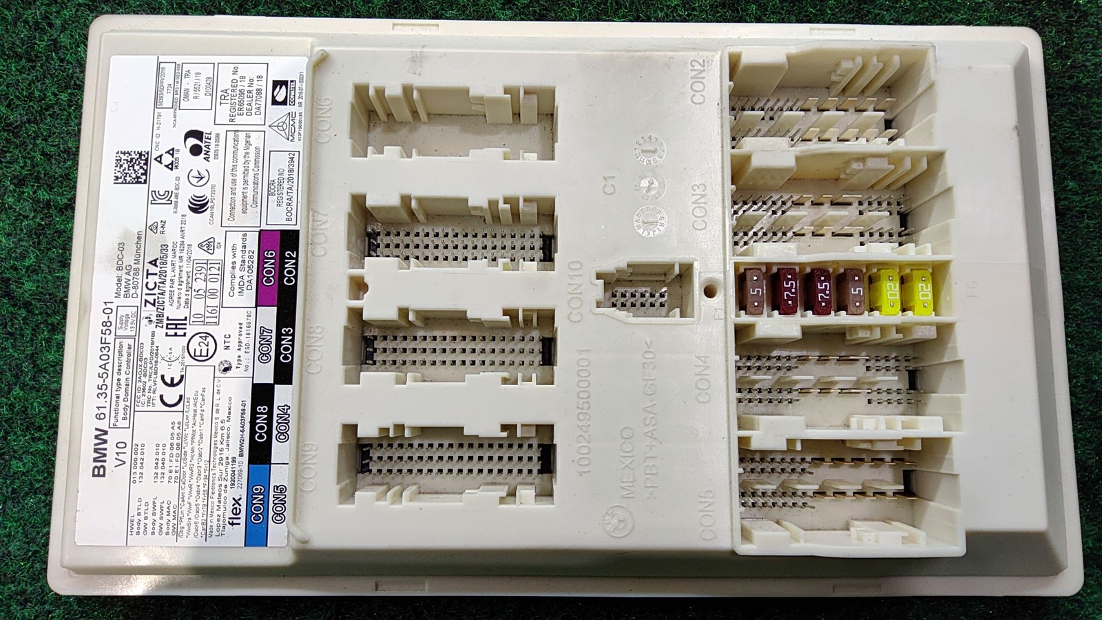 2019-2021 Bmw 330i Body Domain Controller Module Oem 61355a57248 61355a2d548