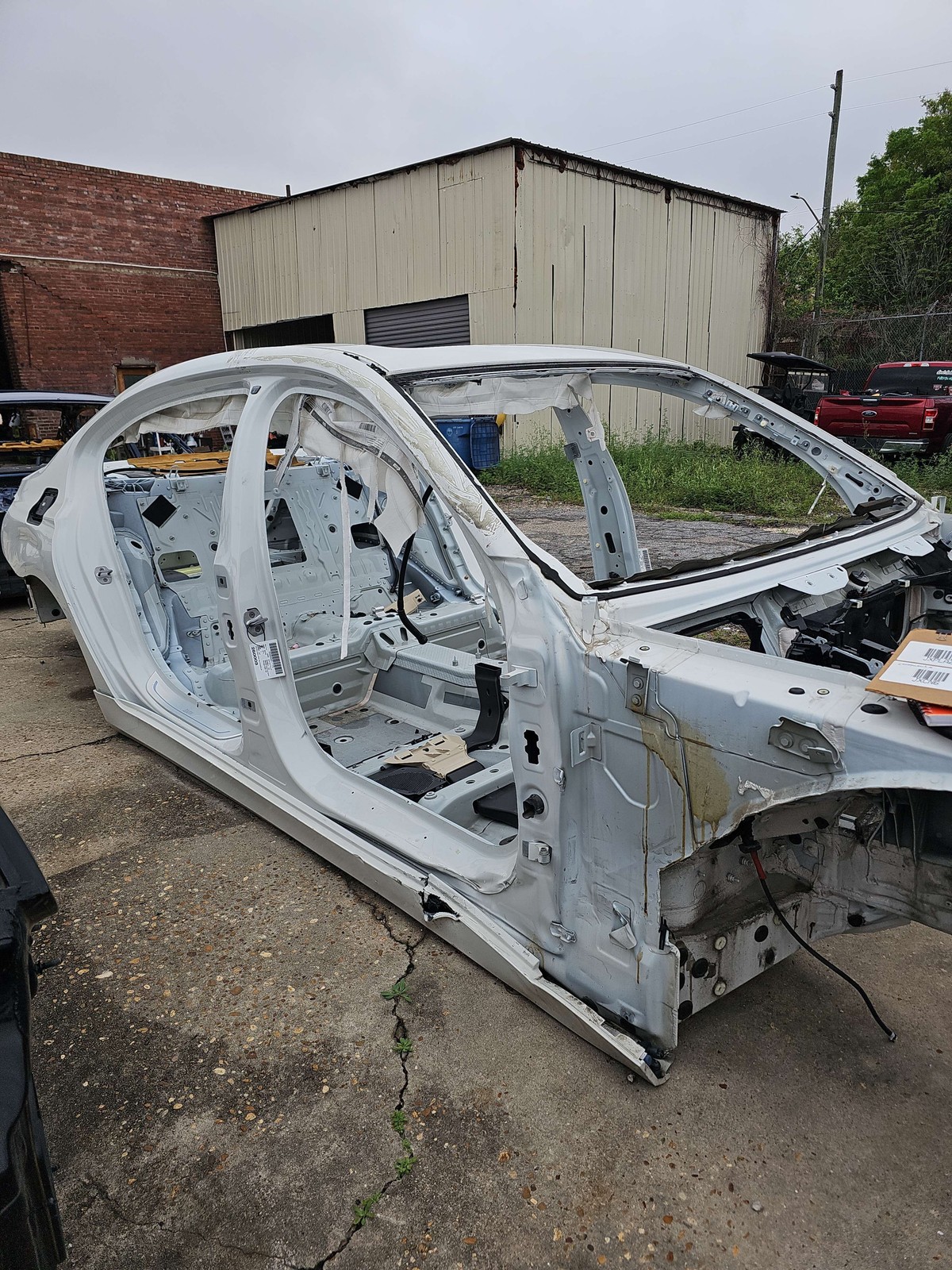 2017-2022 Bmw 740i A Pillar Body Frame Right Alpine White/300 Oem 41007413248