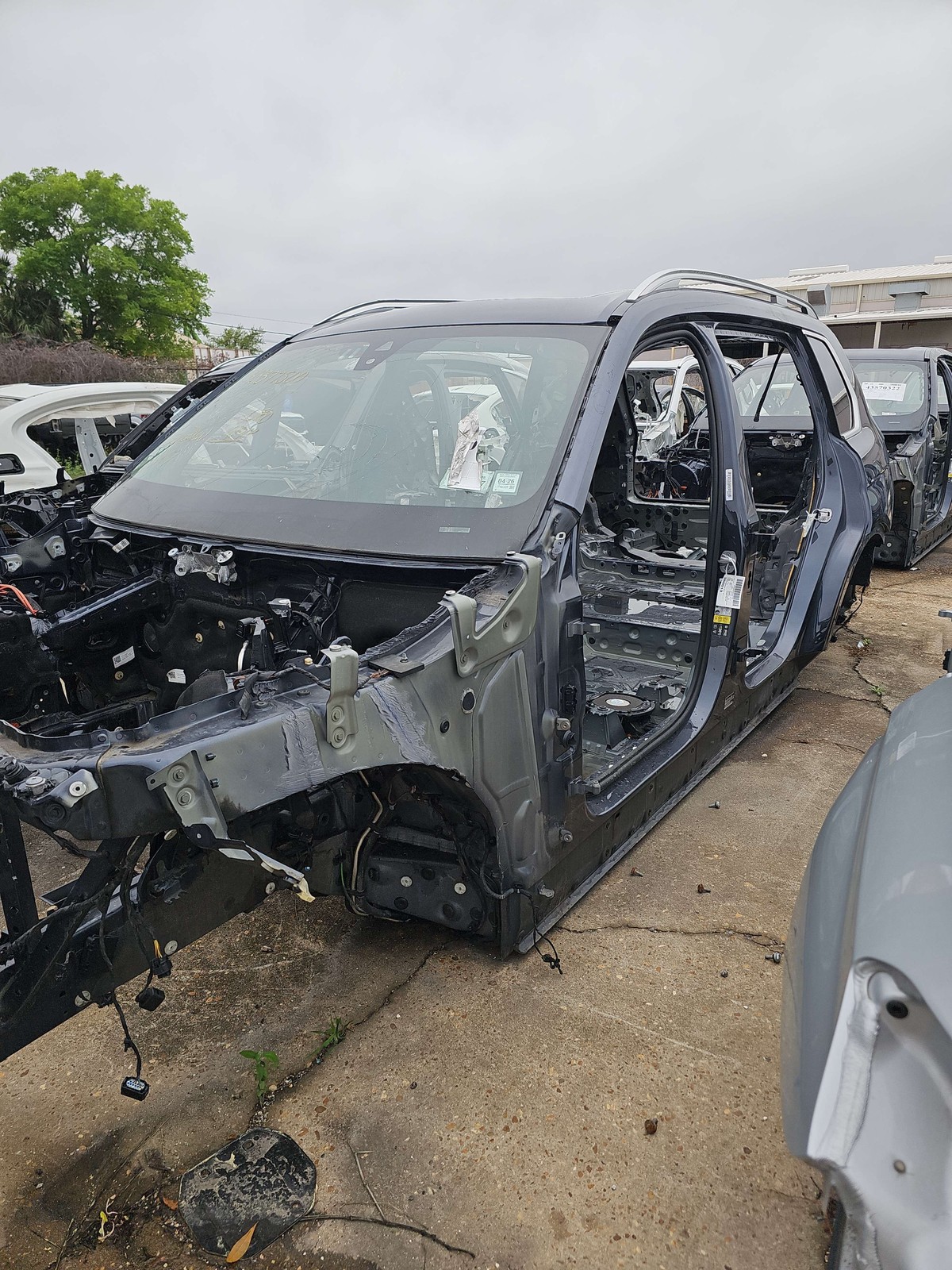 2017-2022 Bmw X7 A Pillar Body Frame Left Grey Metalli/c27 Oem 41007955085