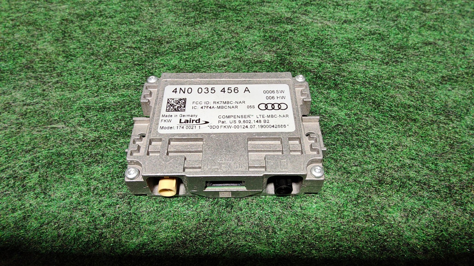 2015-2020 Audi A3 Quattro 2-way Signal Amplifier Comunications Oem 4n0035456a