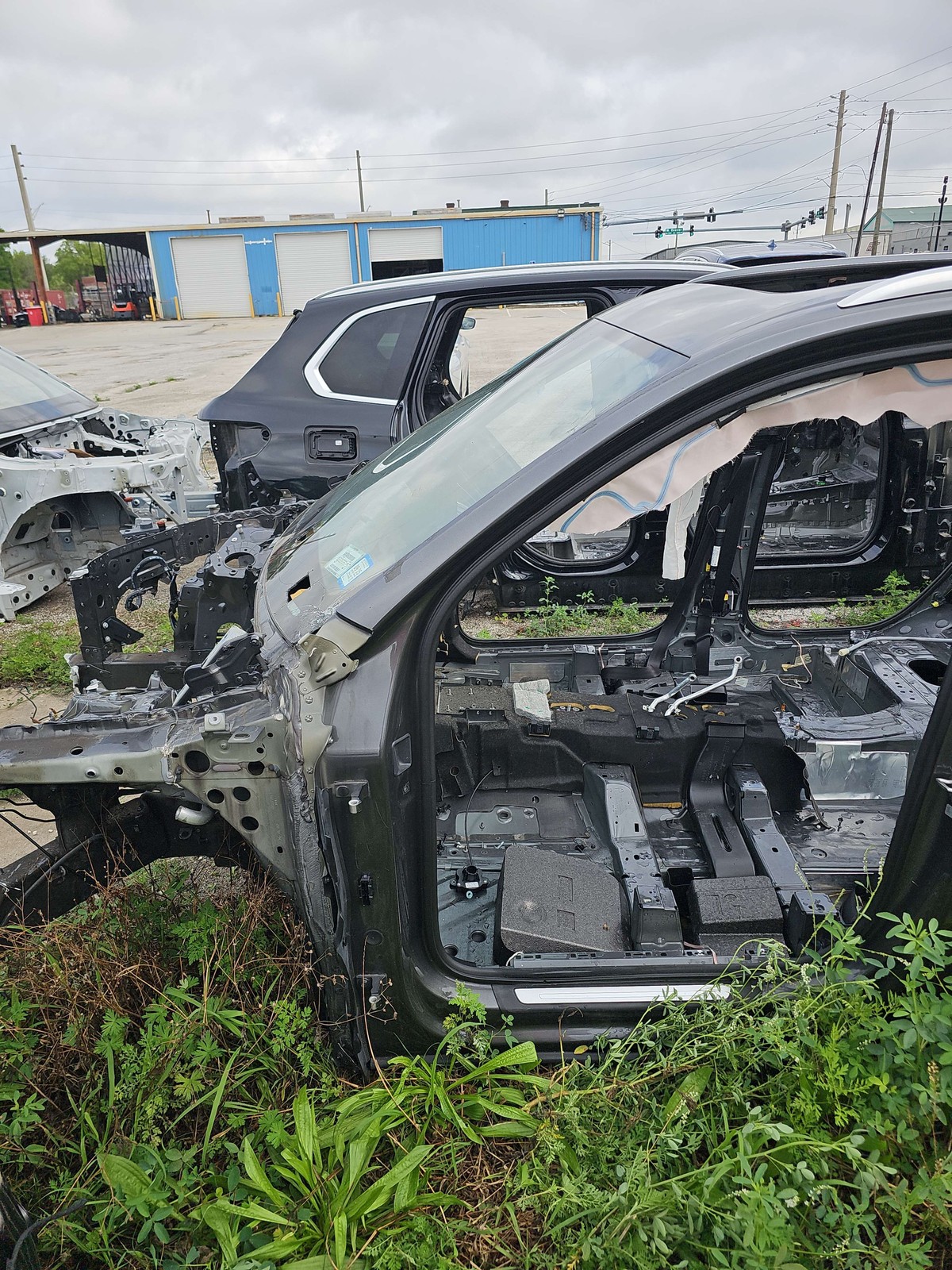 2020-2025 Audi Q7 A Pillar Body Frame Left Samurai Grey Metallic Oem 4m0809023g