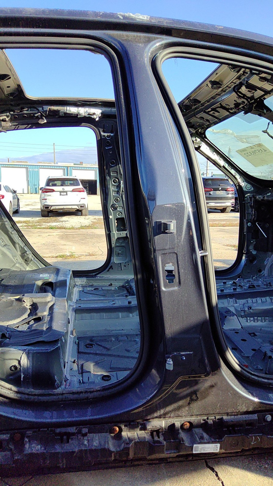 2020-2023 Bmw X6 M50 Center Pillar Right Arctic Gray Metallc/c27 Oem 41007955032