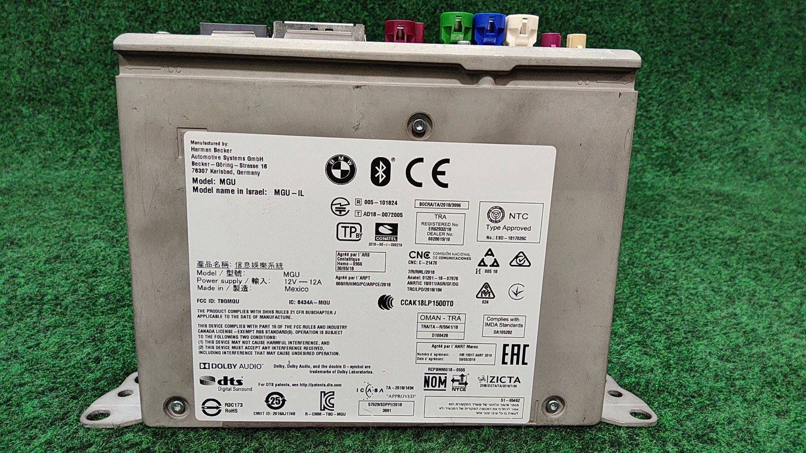 2018-2024 Bmw X3 Head Unit High 3 Oem 65125a36379 65128778991