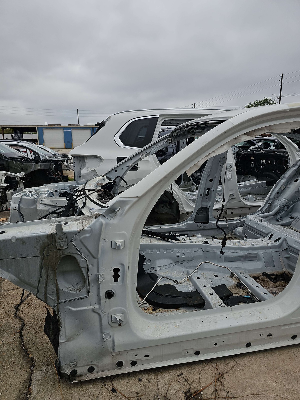 2015-2020 Bmw 530i A Pillar Body Frame Left Alpine White/300 Oem 41007437593