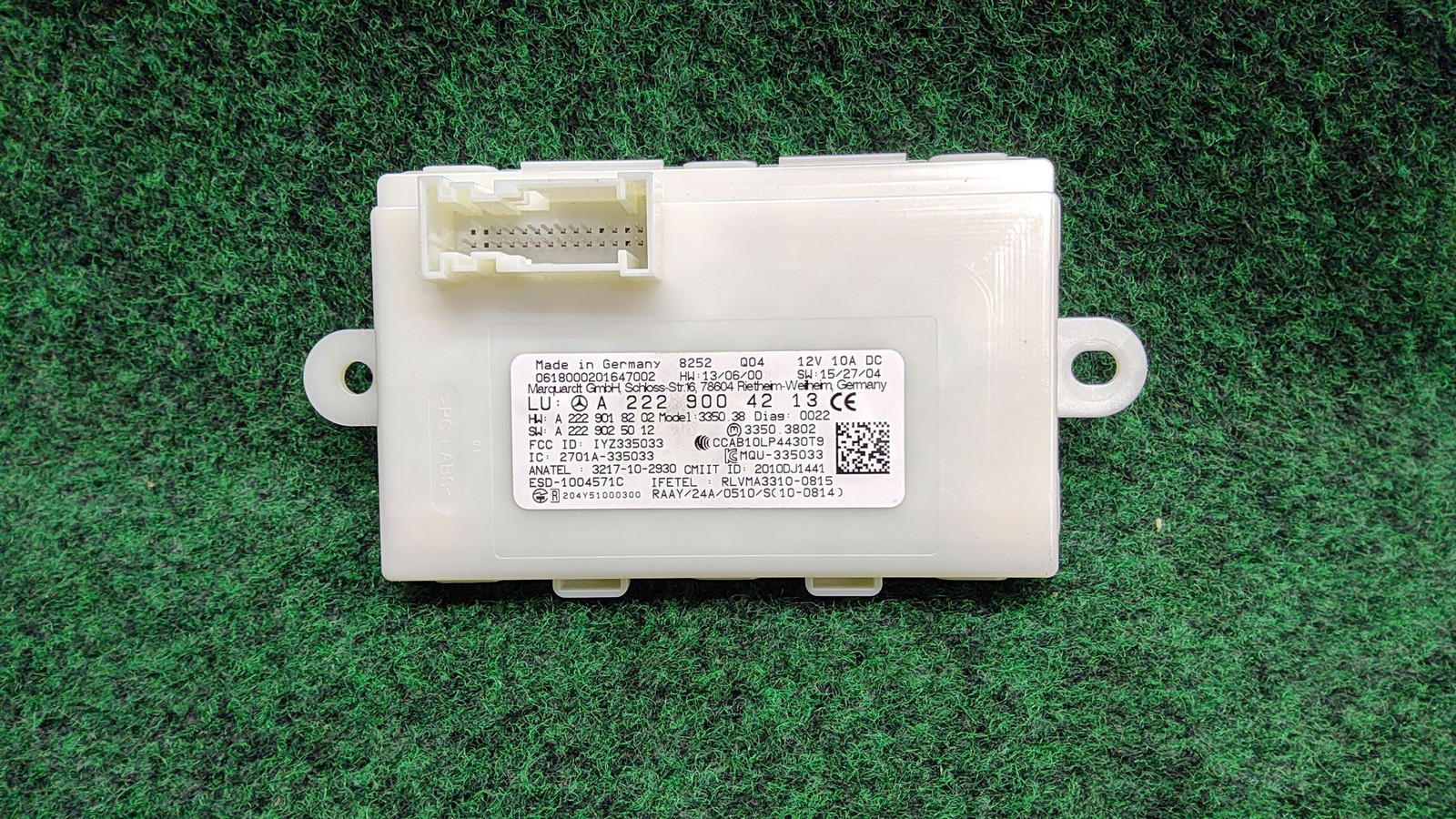 2015-2018 Mercedes Benz C300 Keylees Entry Control Unit OEM A2229004213