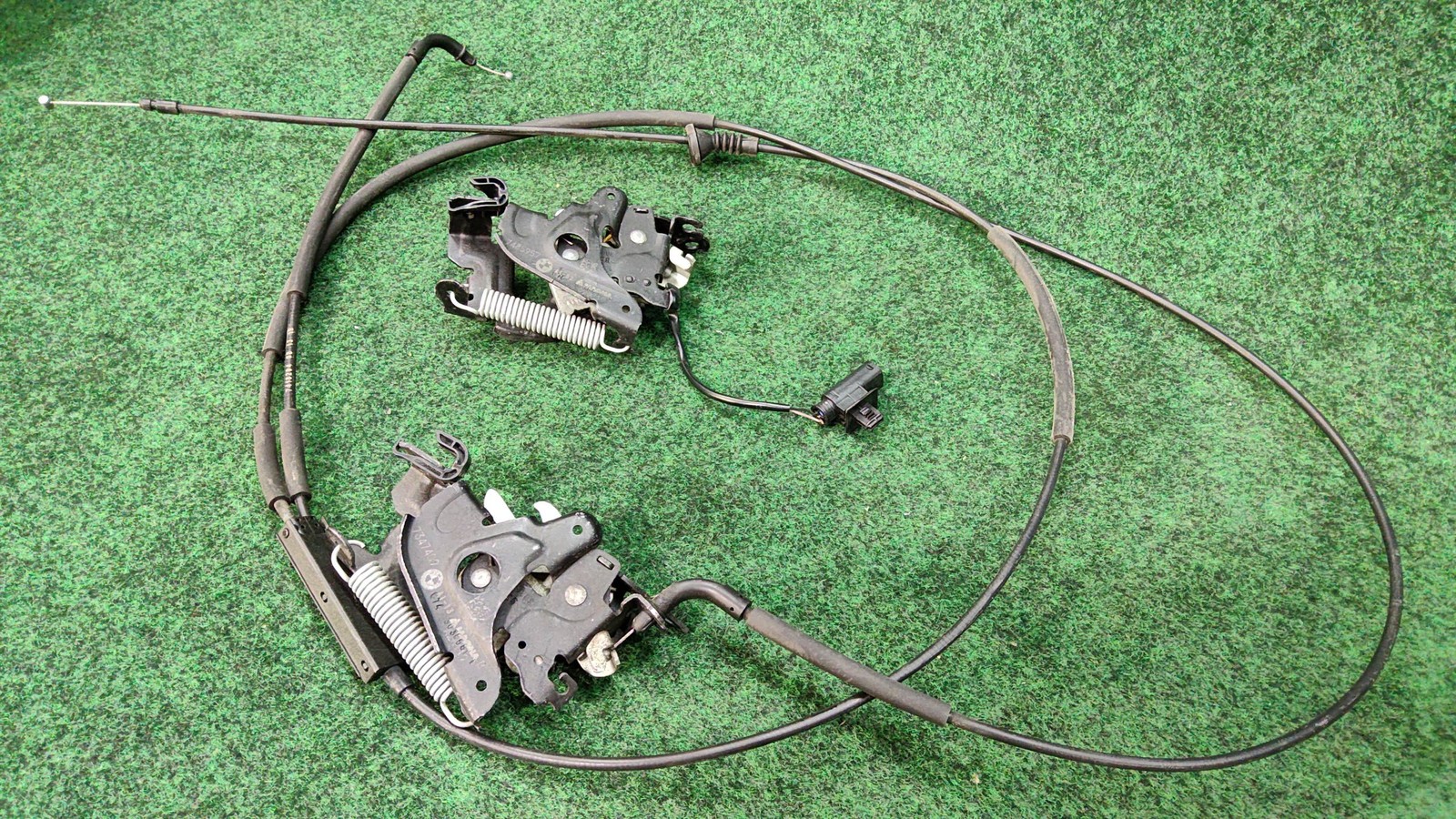 2017-2022 Bmw X3 Hood Lock Set/wiring Oem 51237347409 51237485957