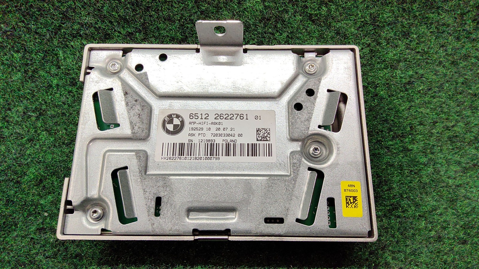 2016-2022 Bmw X1 Amplifier Hifi Audio System Oem 65122622761 65129387656