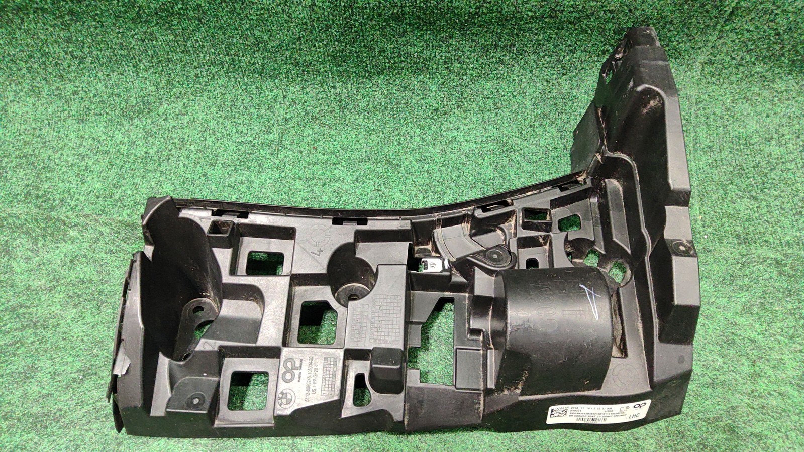 2019-2023 BMW X5 G05 Rear Left Bumper Mount Bracket Black OEM