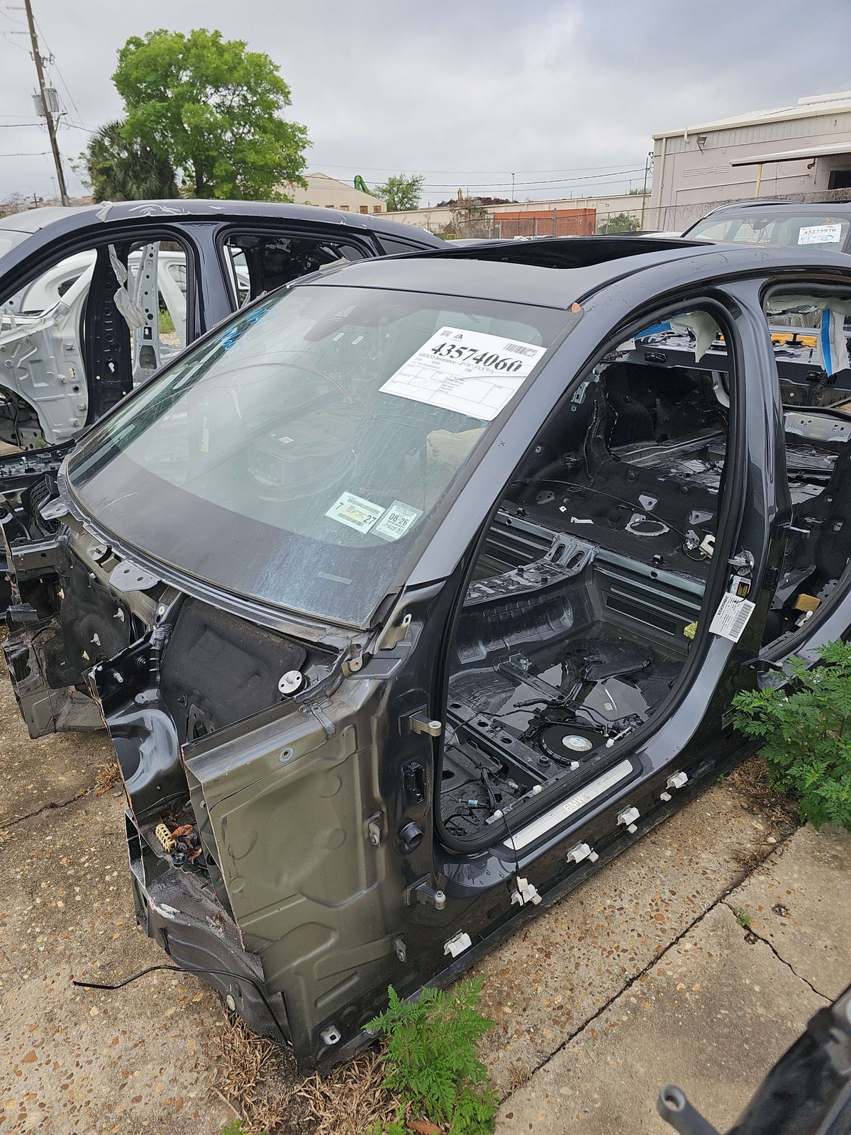 2019-2024 Bmw 330i A Pillar Body Frame Left Mineral Gray b39 OEM 41007493259