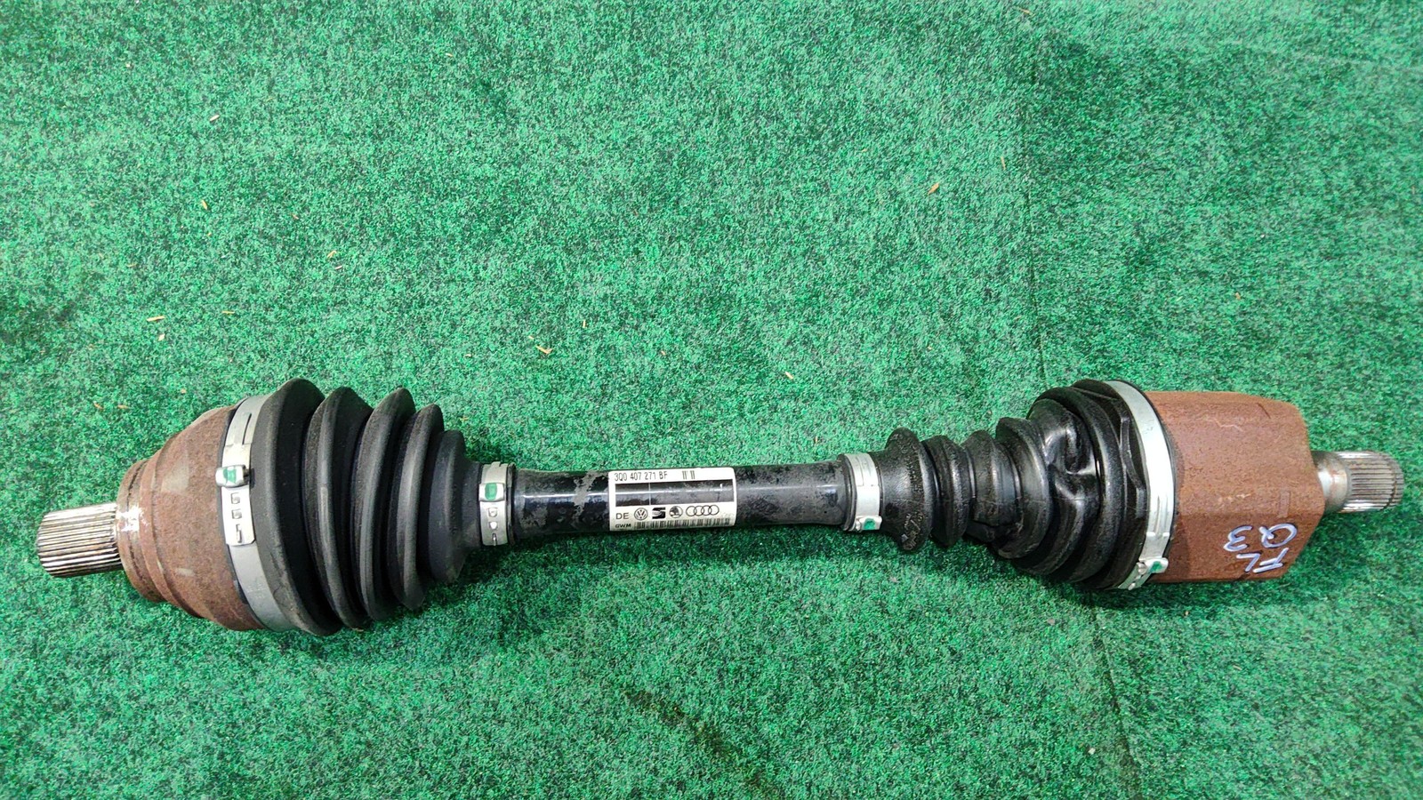 2019-2021 Audi Q3 Front Left Axle Assembly Oem 3q0407271bf
