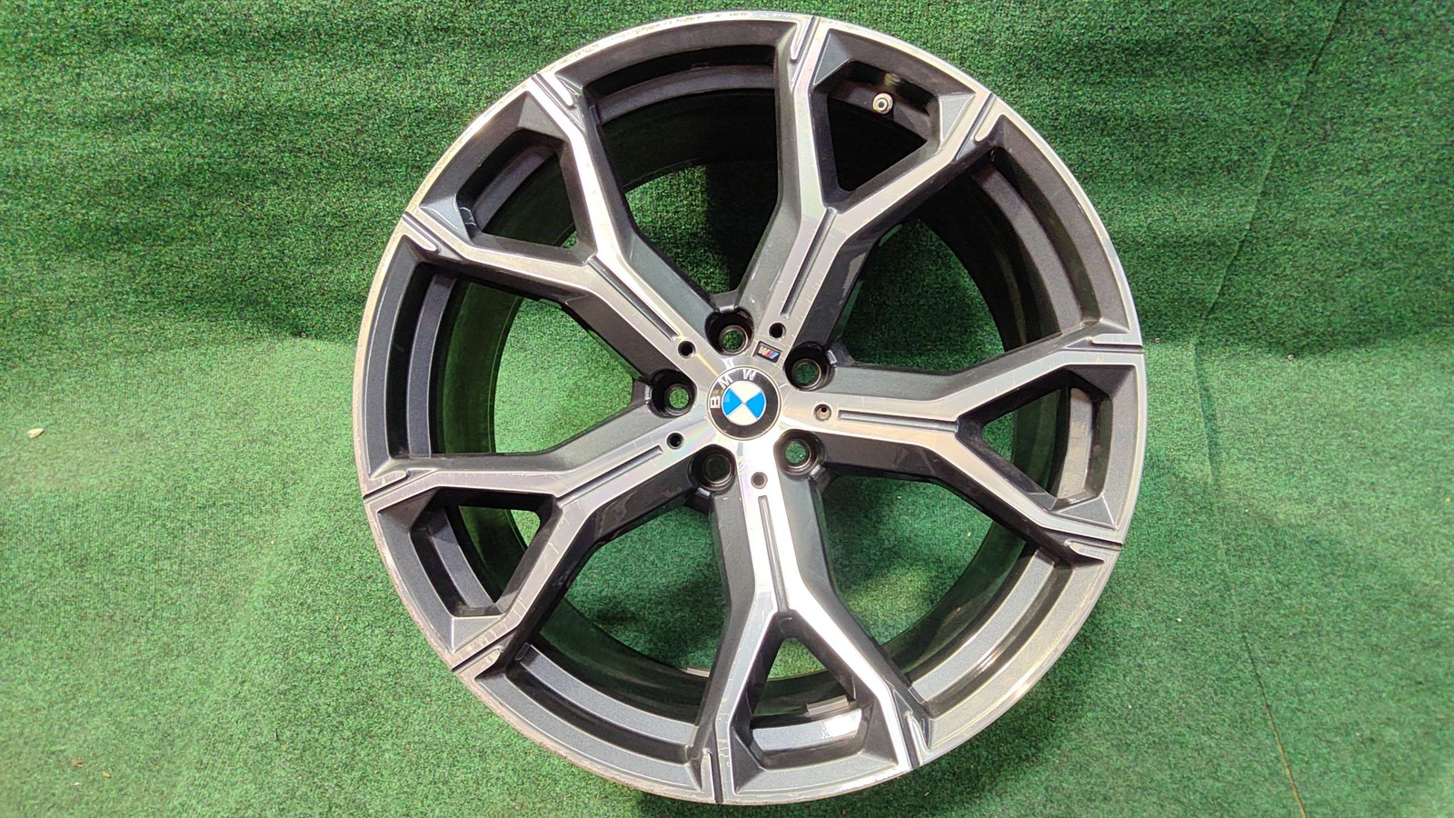 2019 Bmw X5 Wheel 21x10-1/2 5 Spoke Y Design oem 36115a2a380