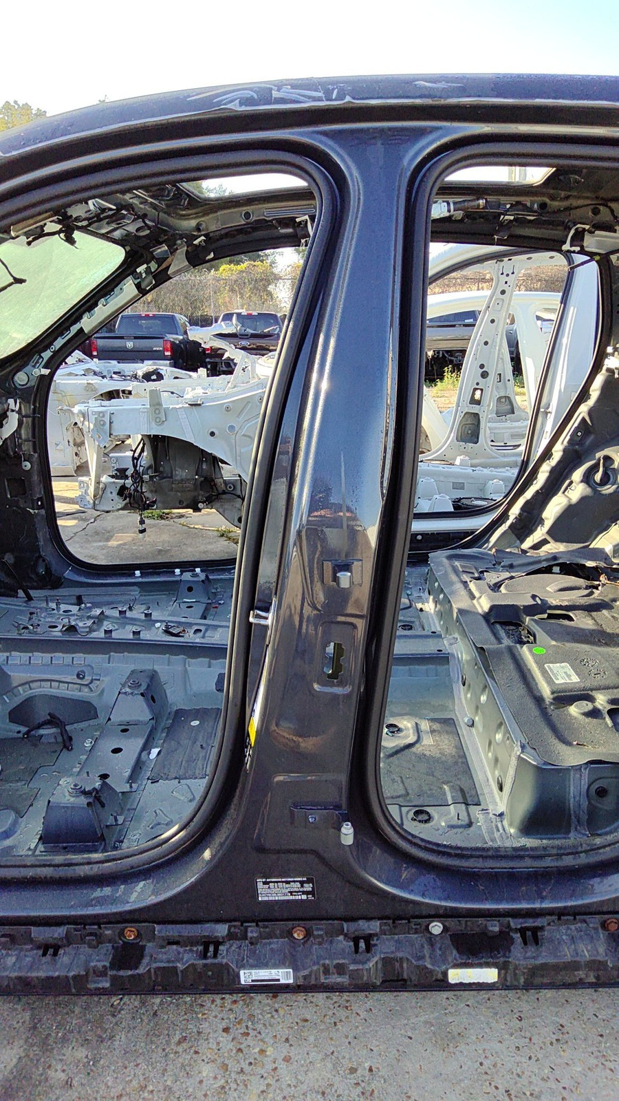 2020-2023 Bmw X6 M50i Center Pillar Left Arctic Gray Metall/c27 Oem 41007955031