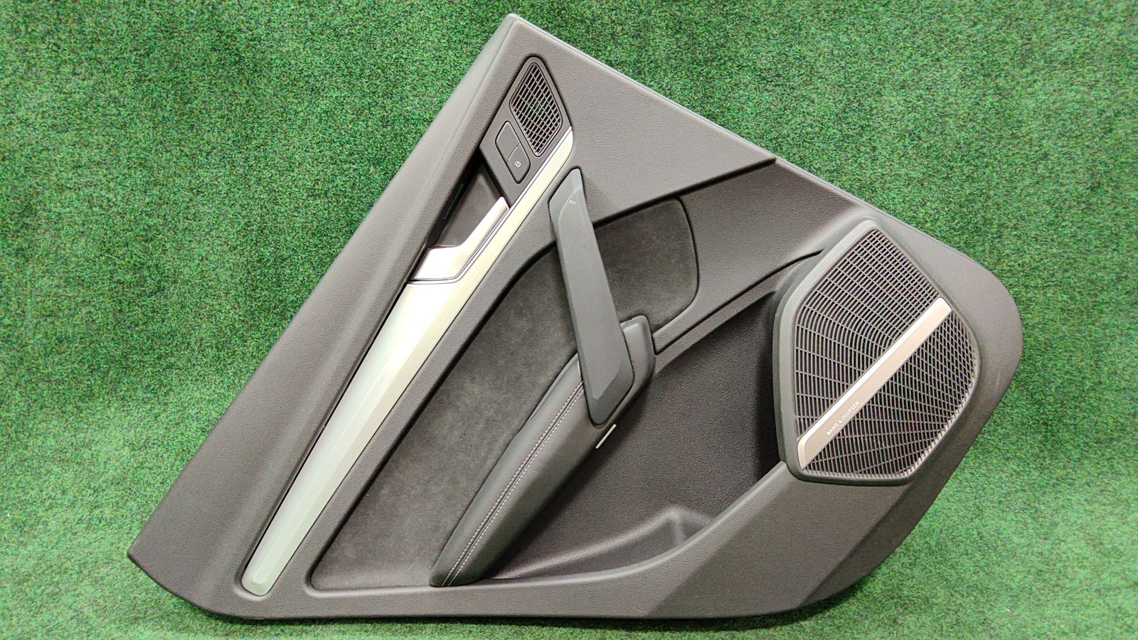 2018-2020 Audi SQ5 Rear Left Door Trim Panel Alcantara Black Oem 80a867303ac